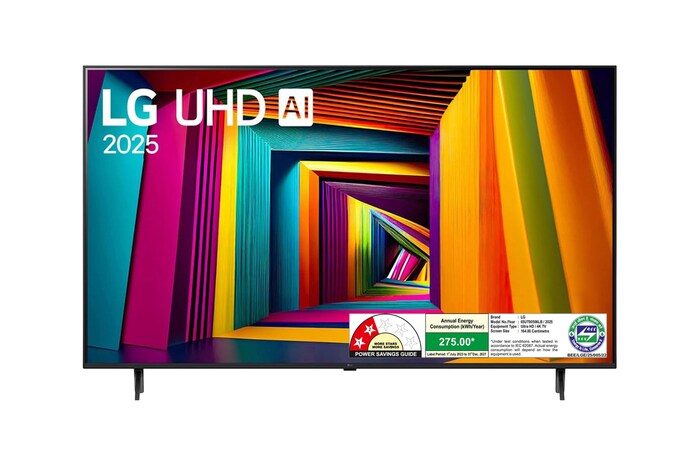 LG 65UT90506LB 4K UHD TVs front view