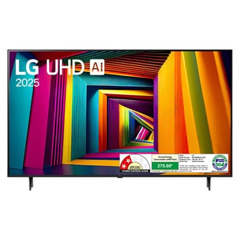 LG 65UT90506LB 4K UHD TVs front view