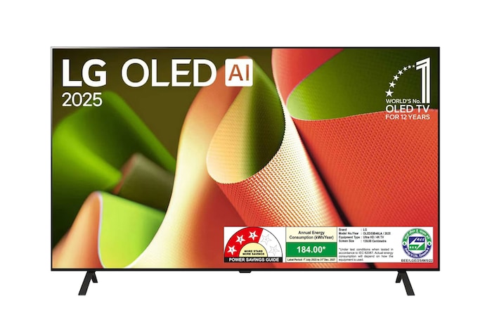 LG OLED55B46LA OLED front view