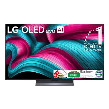 LG OLED55C5XLA OLED evo front view