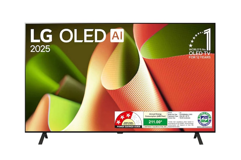 LG OLED65B46LA OLED front view