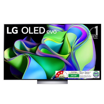 LG OLED65C3PSA OLED evo front view