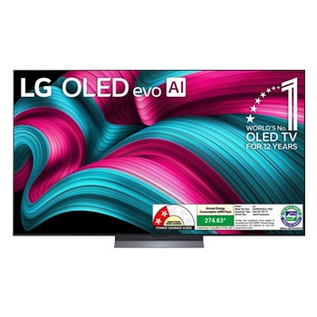 LG OLED65C5XLA OLED evo front view