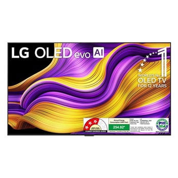 LG OLED65G56LA OLED evo front view