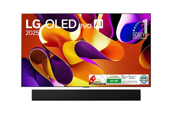 LG OLED77G46LA OLED front view