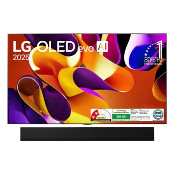 LG OLED77G46LA OLED front view