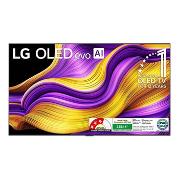 LG OLED77G56LA OLED evo front view