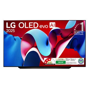 LG OLED83C46LA OLED front view