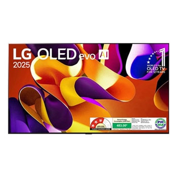 LG OLED97G46LA OLED evo front view