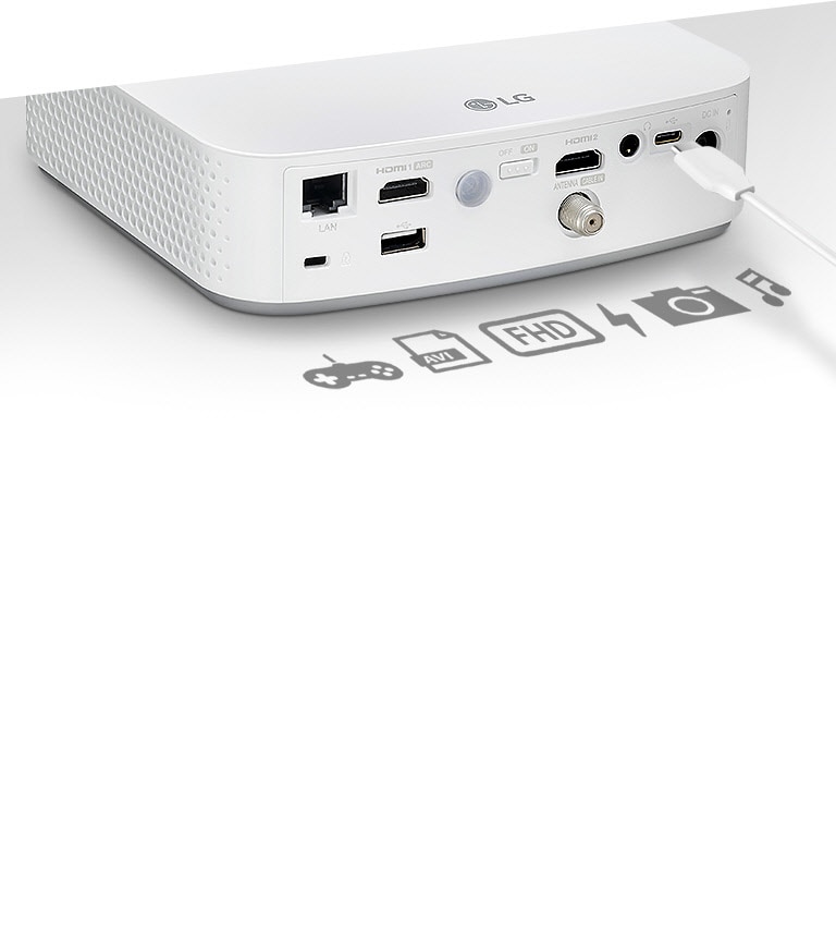 LG Cinebeam Projector Type C Connectivity