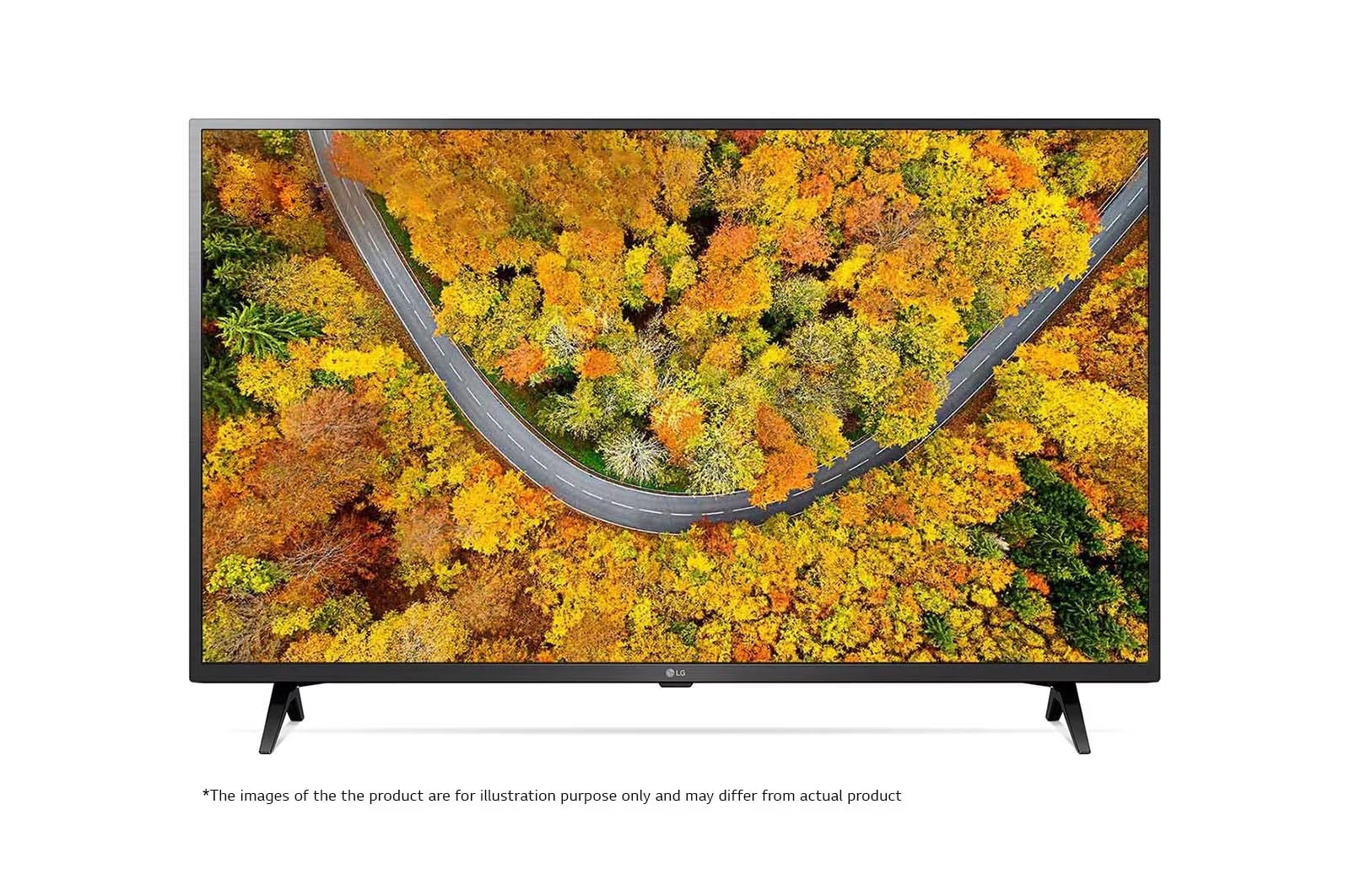 LG 108 cm (43) UHD TV (UP75) with Quad Core Processor 4K, Active HDR, HDR 10 Pro, Dolby Vision, Smart AI, 43UP7500PTZ