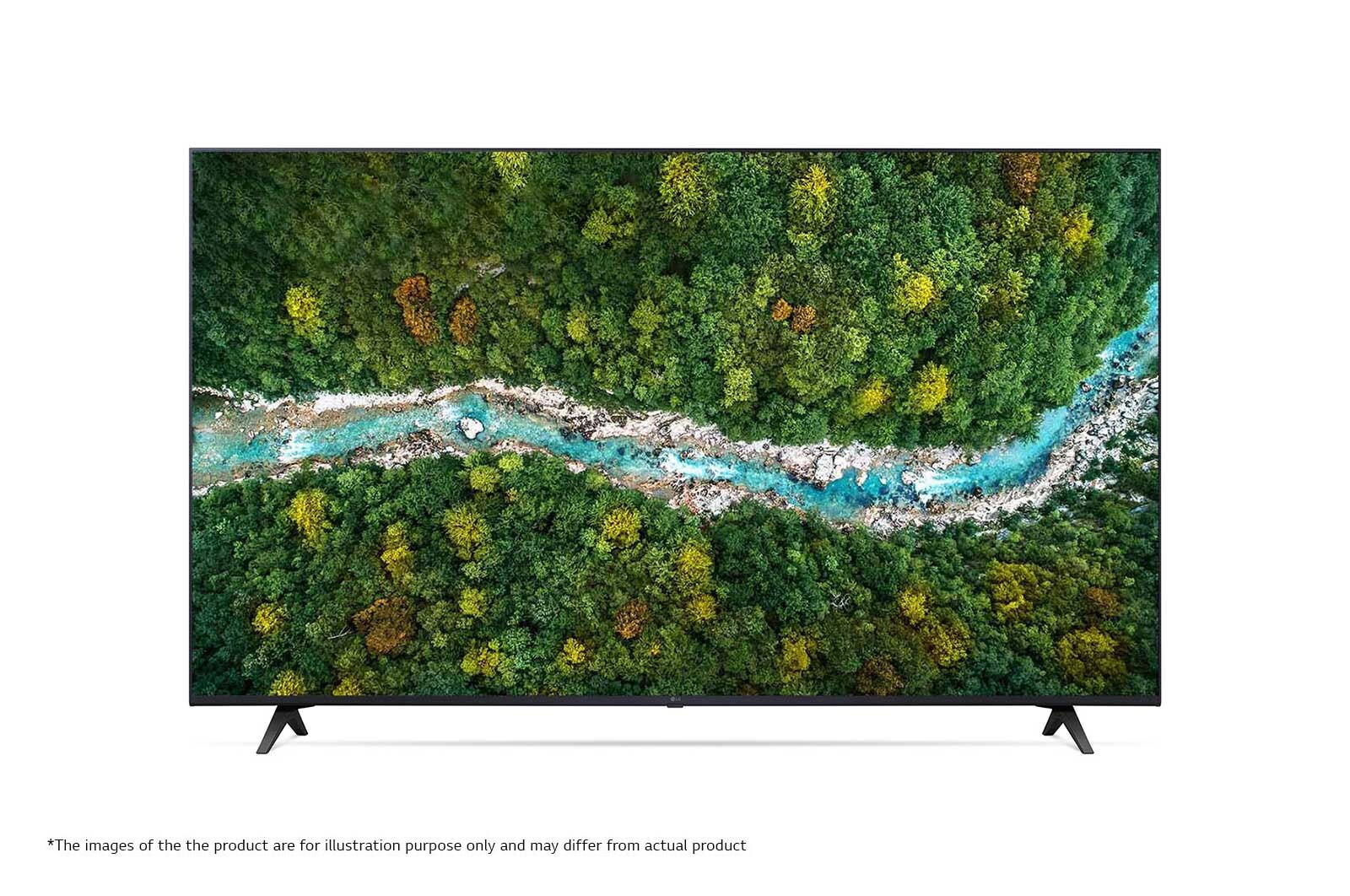 LG 108 cm (43) UHD TV (UP77) with Quad Core Processor 4K, Active HDR, Smart AI, 60 Hz Refresh Rate, 43UP7750PTZ