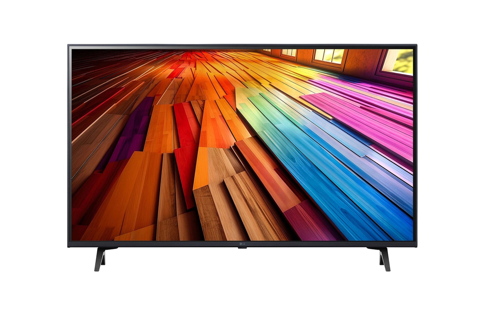Front view of LG UHD TV, UT80