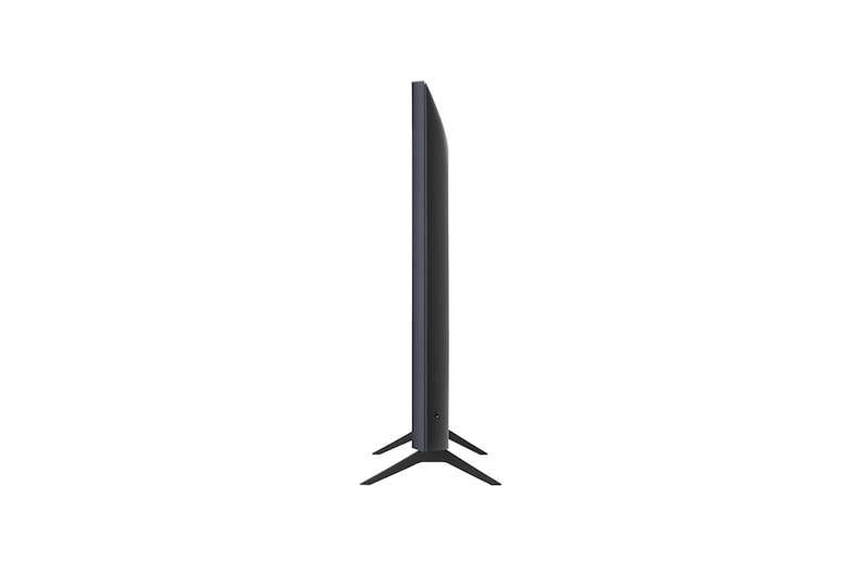 Side view of LG UHD TV, UT80