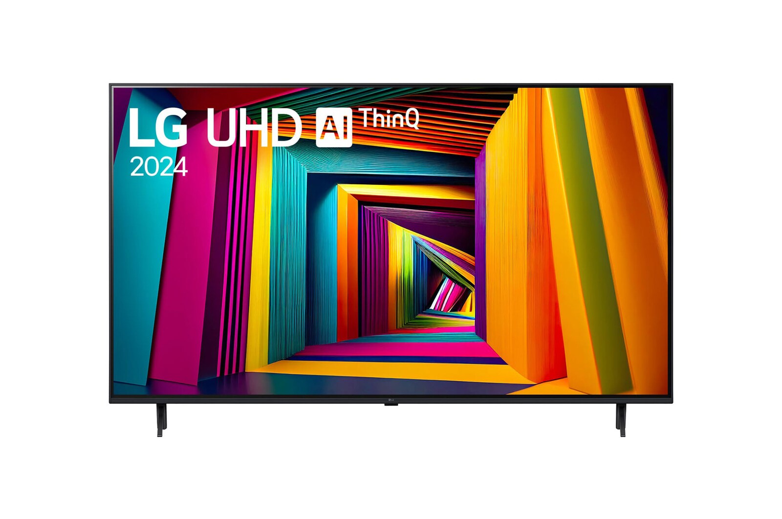 Front view of LG UHD TV, UT90