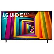 Front view of LG UHD TV, UT90