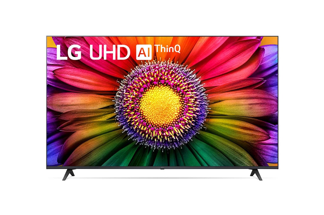 LG 55UR8040PSB 4k uhd tvs front view