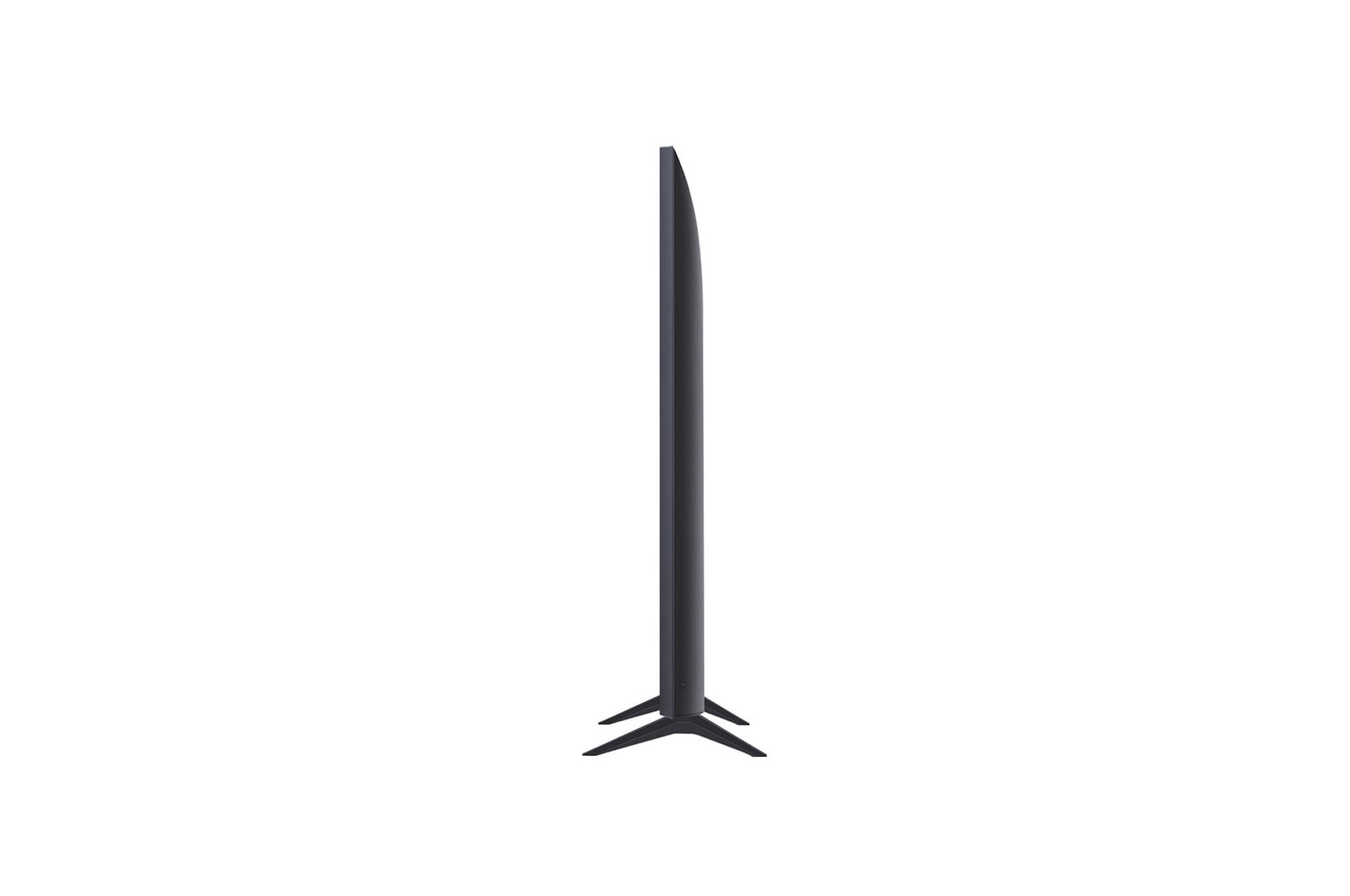 Side view of LG NanoCell TV, NANO80