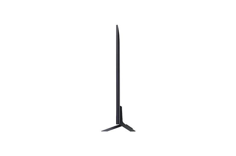 Side view of LG QNED TV, QNED88