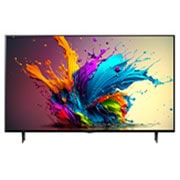 Front view of LG QNED TV, QNED90