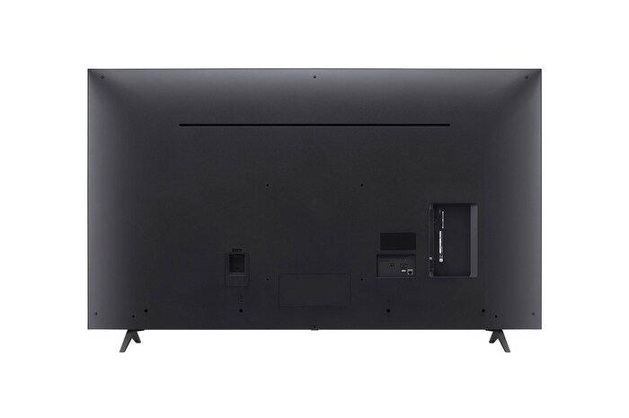 Rear view of LG UHD TV, UT80