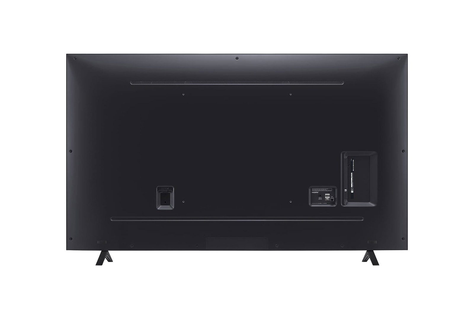 Rear view of LG UHD TV, UT80