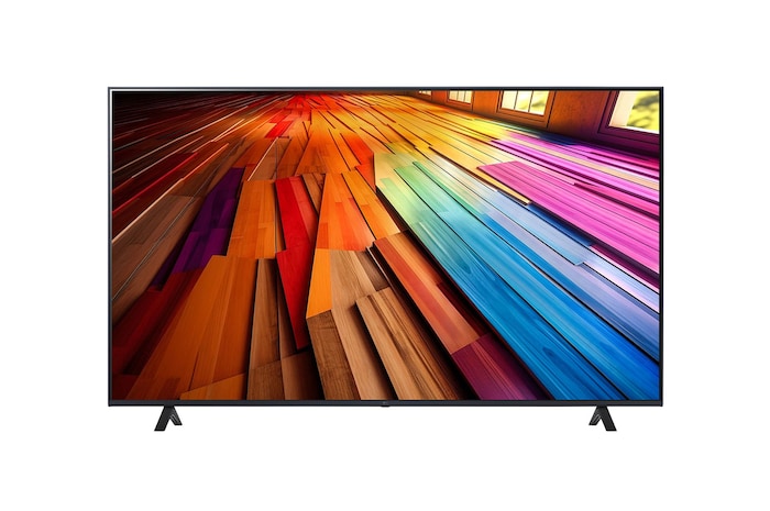 Front view of LG UHD TV, UT80
