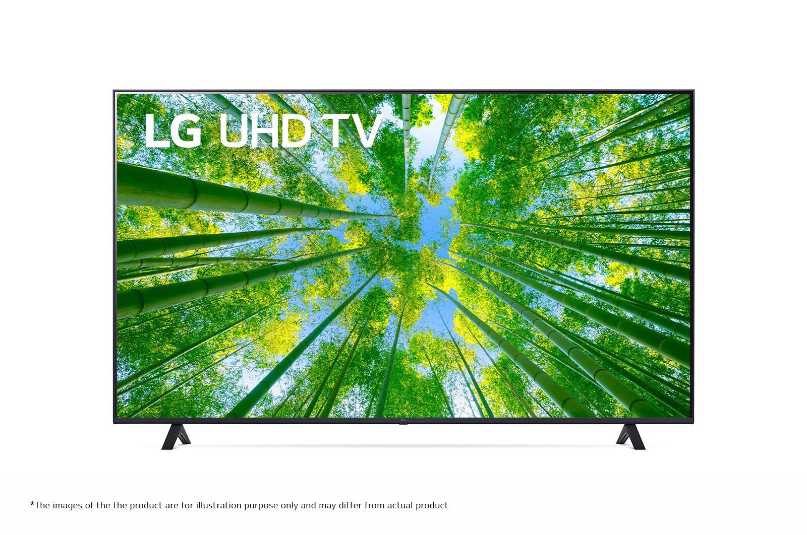 LG 75UQ8040PSB Ultra Big TVs front view