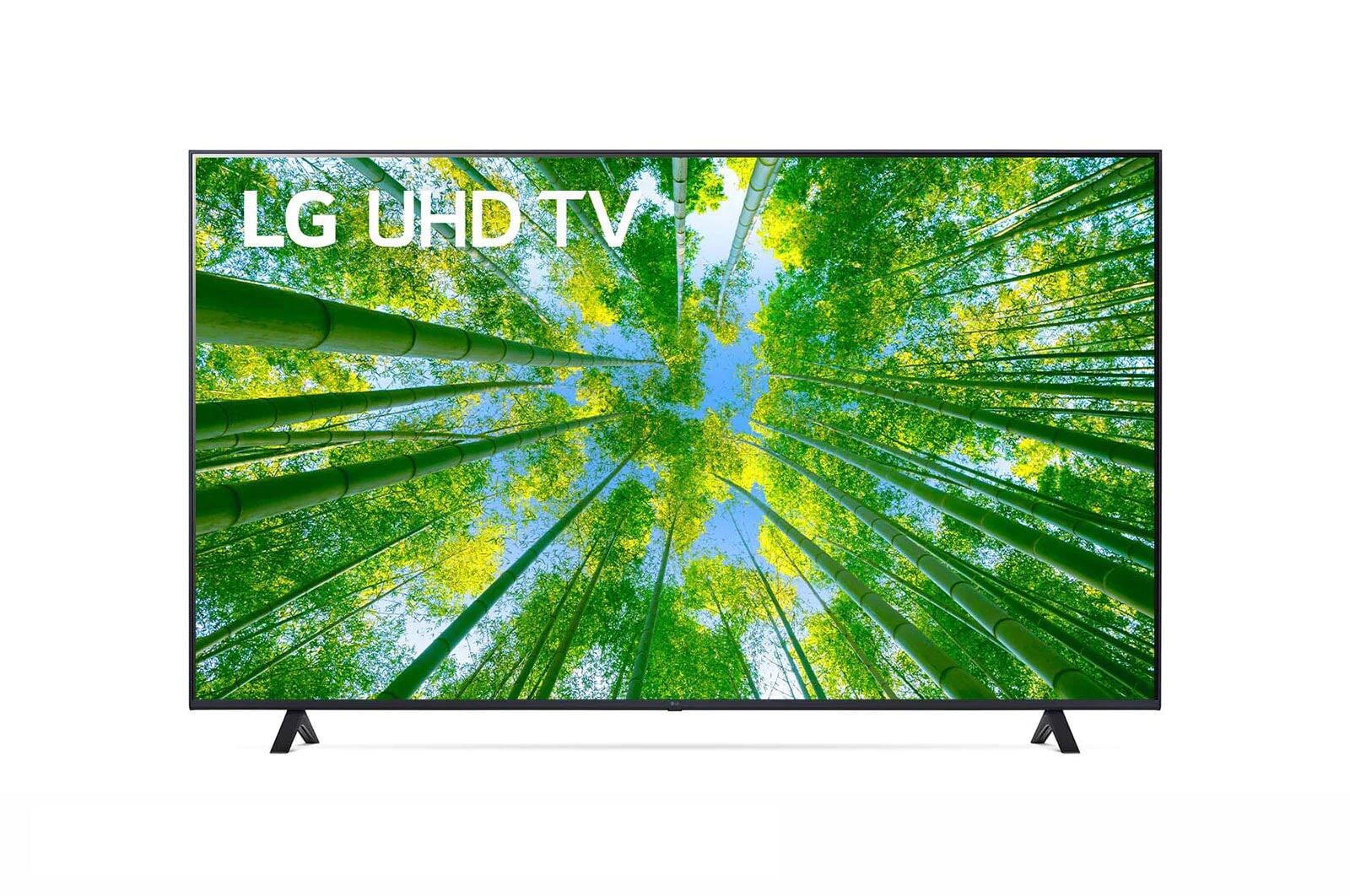 LG 75UQ8040PSB Ultra Big TV Front View