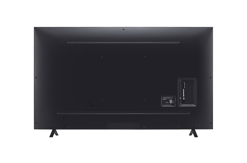 Rear view of LG UHD TV, UT80