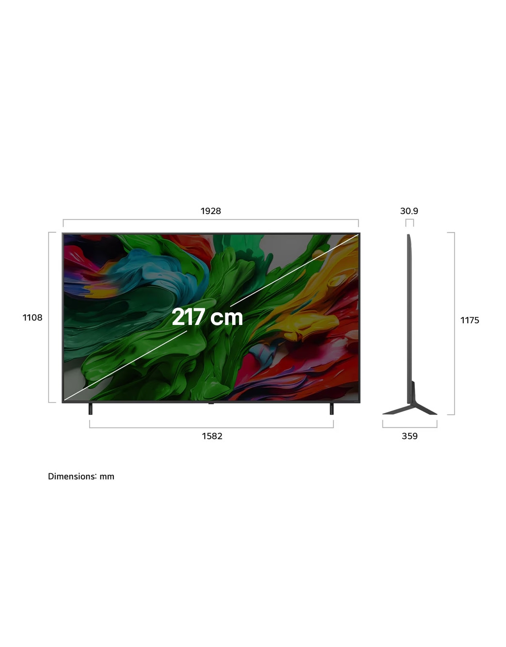 86 inch QNED MiniLED Smart TV - 86QNED8GA6A | LG India