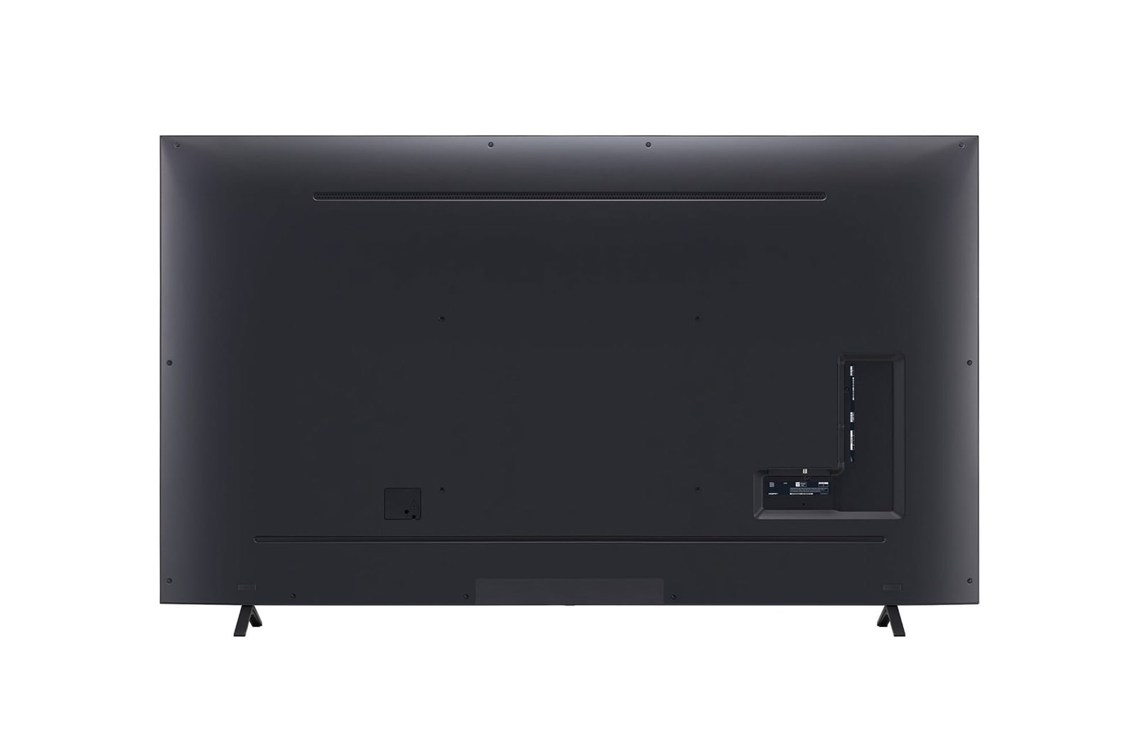 Rear view of LG UHD TV, UT80