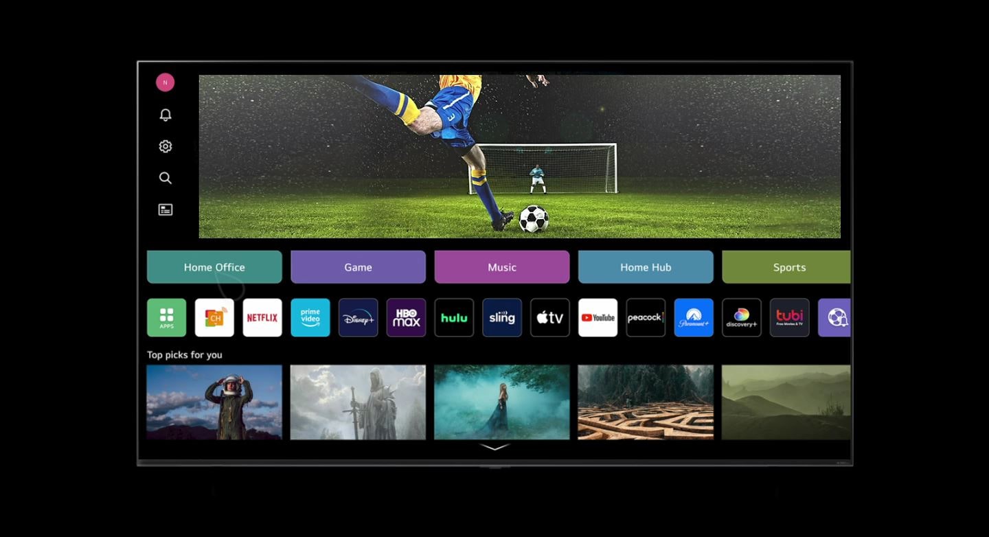 TV LG 50 Pulgadas 126 Cm 50QNED75SRA 4K-UHD QNED Smart TV