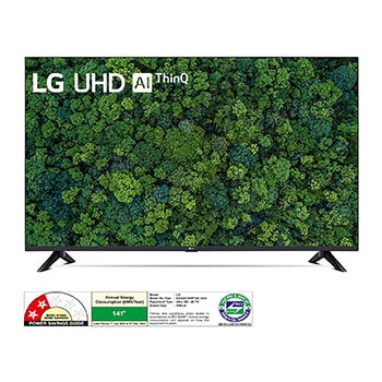 LG 43UQ7300PTA 4K UHD TVs front view