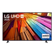 LG 75UT80506LA 4k uhd tvs front view