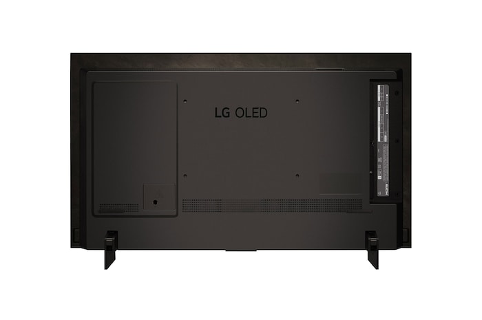 Rear view of LG OLED evo TV, OLED C4