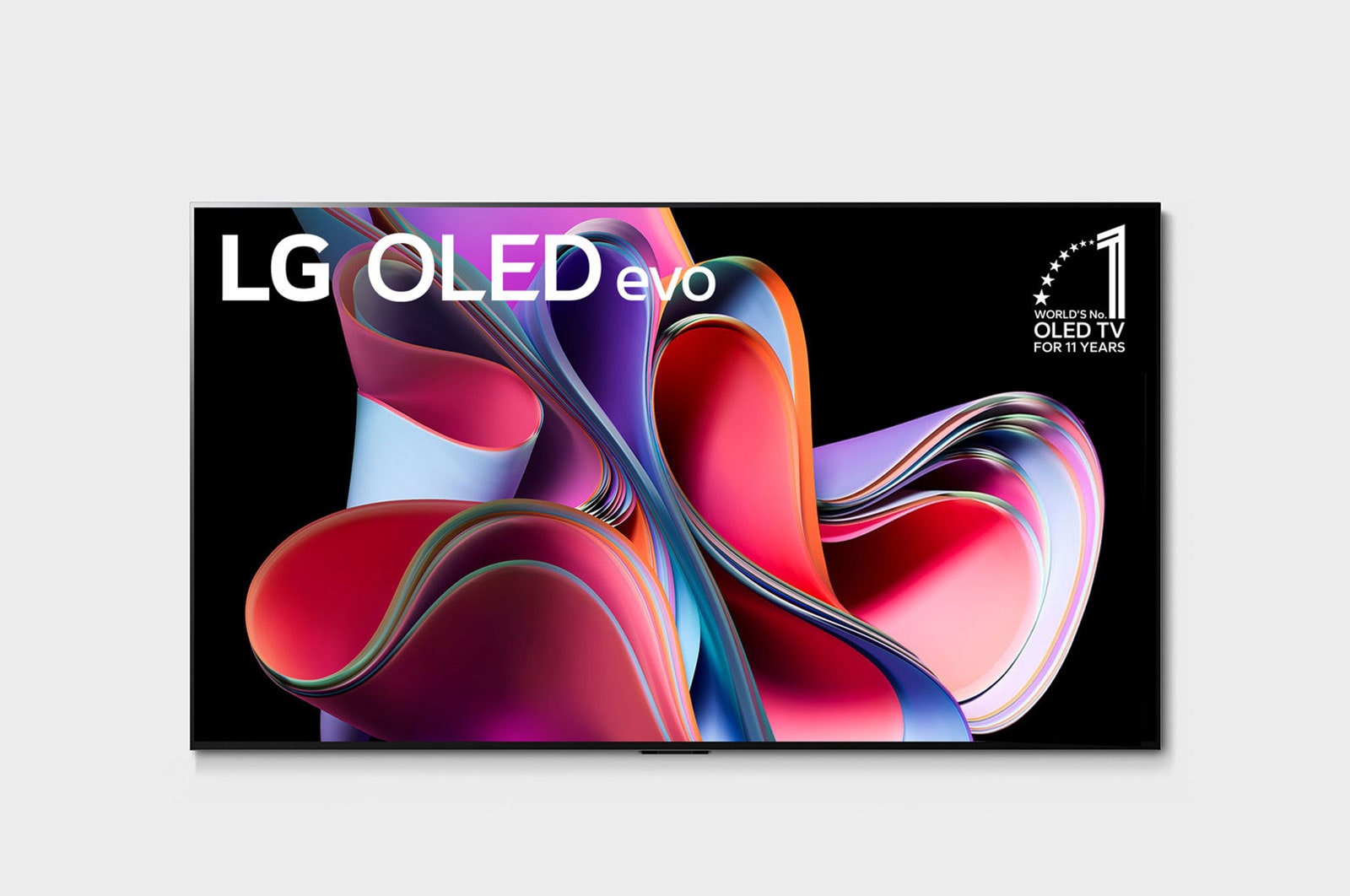 LG OLED55G3PSA OLED evo front view