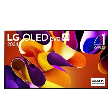 LG 55 (139.7cm) LG OLED evo AI G4 4K Smart TV 2024 - OLED55G46LA