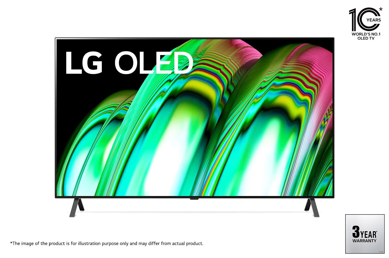 LG OLED65A2PSA OLED front view