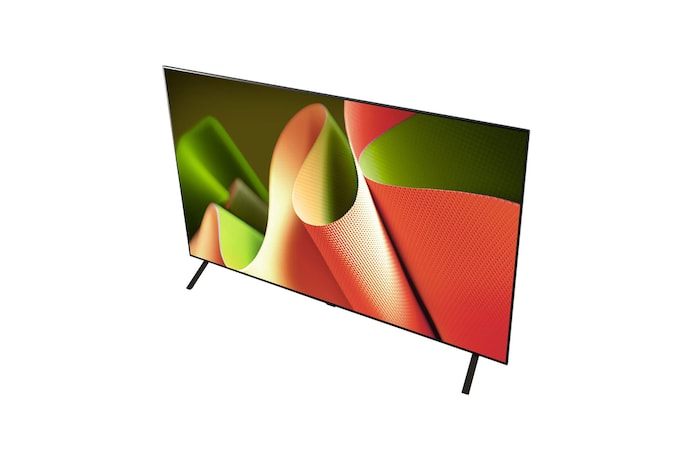 Angled view of LG OLED TV, OLED B4 from above
