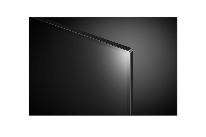 Close-up image of LG OLED TV, OLED B4 showing the top edge