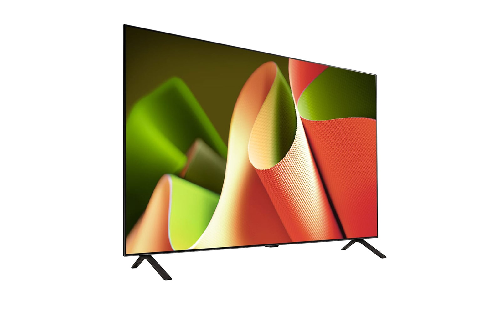 Right-facing side view of LG OLED TV, OLED B4