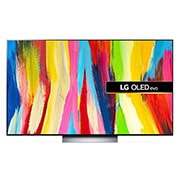 LG OLED77C2PSC OLED front view