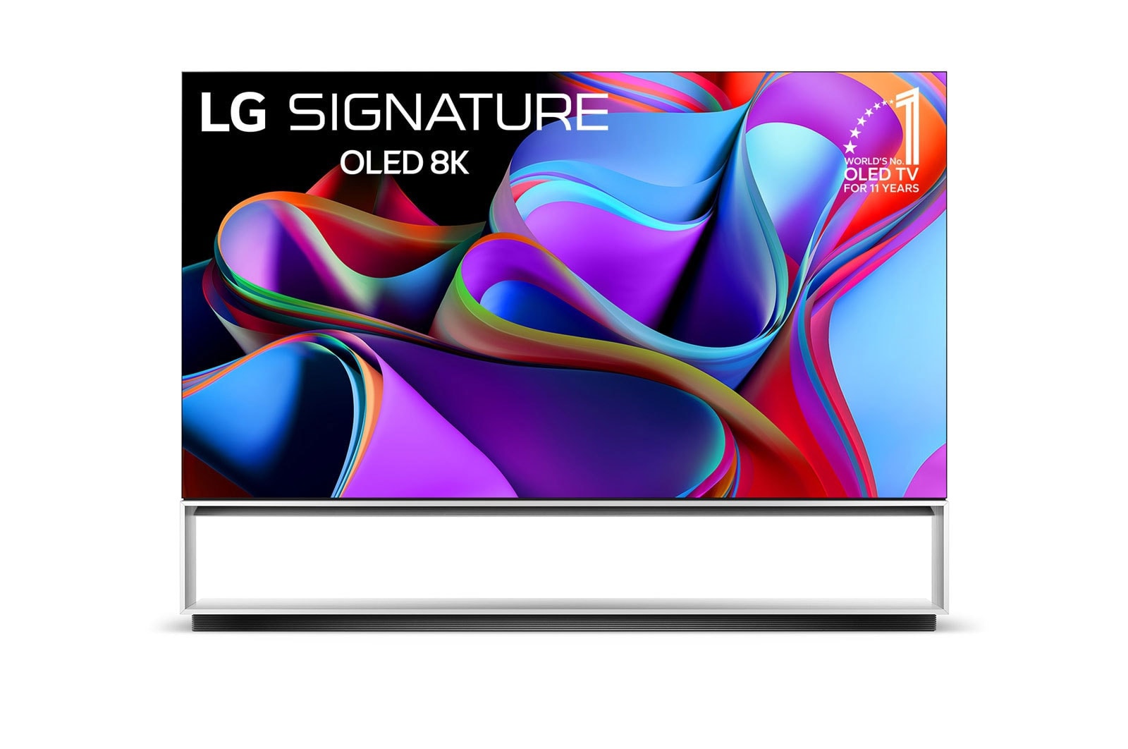 LG OLED88Z3PSA Signature Oled front view