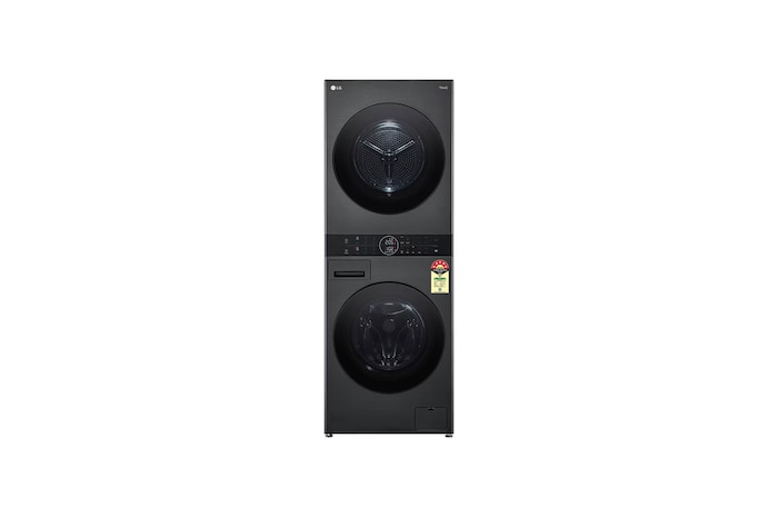 LG FWT1310PB Wash Tower front view