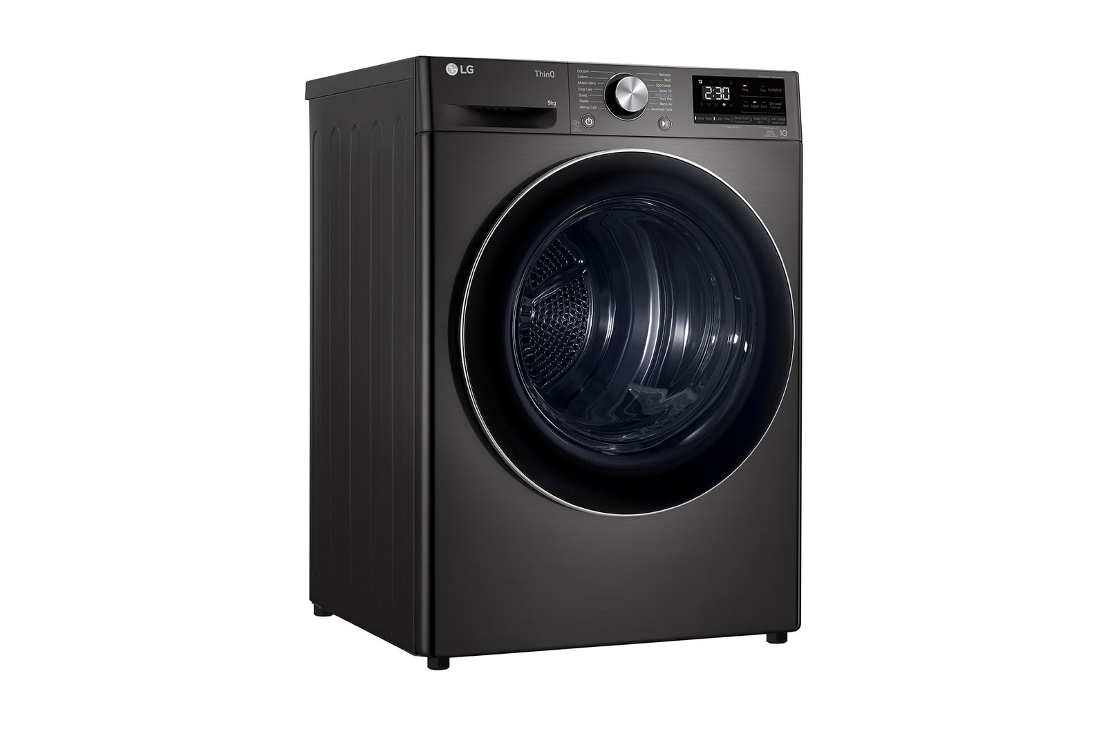 LG DHV09SAB dryer Left View