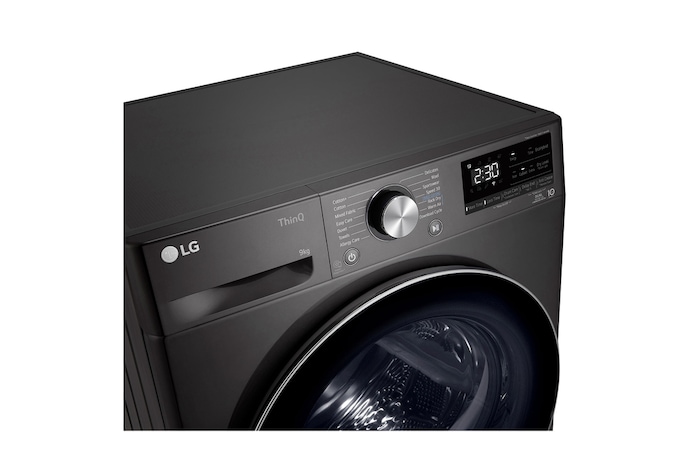 LG DHV09SAB dryer Top View for Front Side