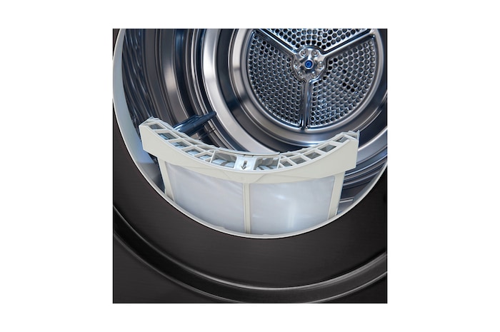 LG DHV09SAB dryer Inner View with Air filter