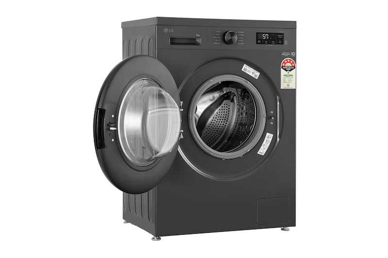 LG 8KG Front Load Washing Machine, Inverter Direct Drive, Middle Black, FHB1208Z2M