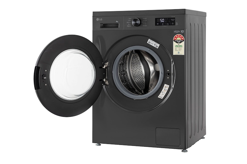 LG 8KG Front Load Washing Machine, Inverter Direct Drive, Middle Black, FHB1208Z2M
